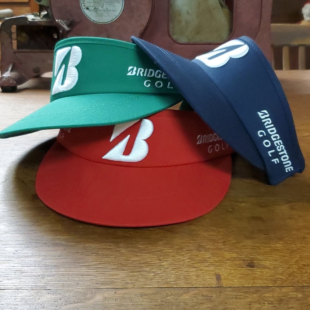 LOT OF (3) MENS BRIDGESTONE HIGH CROWN GOLF TOUR